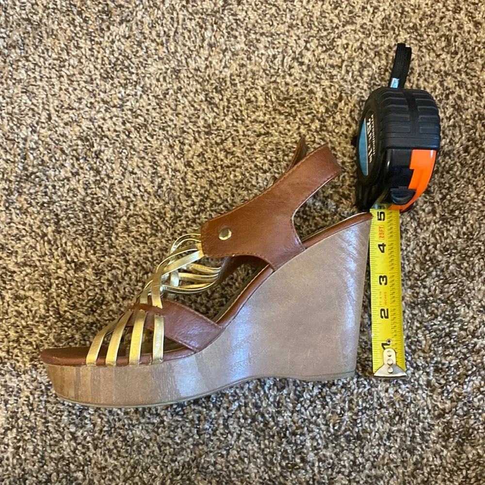 Wedge Strappy Heels
